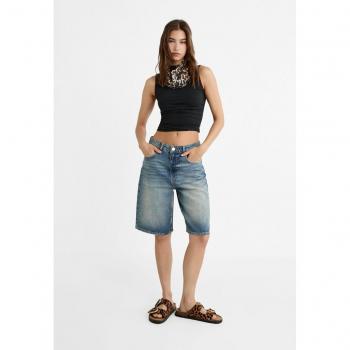 Stradivarius D95 Bermuda Jorts Denim