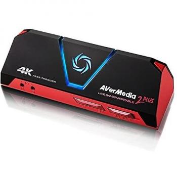 AVerMedia GC513 Live Gamer Portable 2 Plus, 4K Pass-Through Capture Card for Game Streaming, Recording and Content Creating in Full HD 1080p60