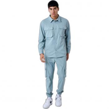 Project X Paris Blue Green Cargo Pants for Men - Size L