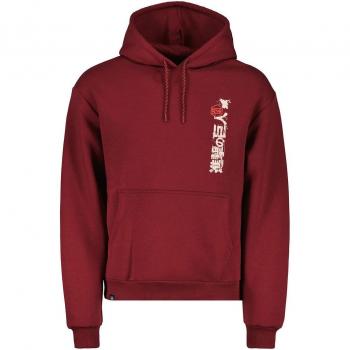 Dolly Noire Attack on Titan Red Hoodie for Men - Cotton and Polyester, Kangaroo Pocket, Back Design