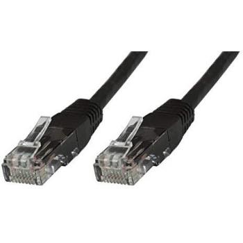 Cable de Red Microconnect U/UTP Cat6 0.25m Negro PVC - Alta Velocidad RJ-45