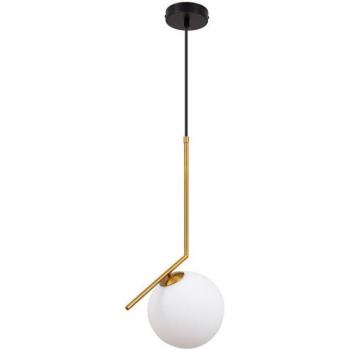 Iluzzia Lámpara Colgante Moonlight Iluzzia en Acabado Dorado y Cristal