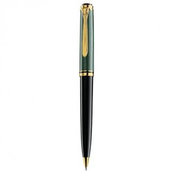 Pelikan Souverän K800 Black & Green Ballpoint Pen - Engravable