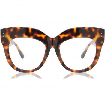 Linda Farrow DUNAWAY LFLC1049 C15 Women’s Eyeglasses Tortoiseshell Size 56 - Blue Light Block Available