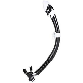 SEAC 0840022 Vortex Tubo Seco de Buceo y Diseño Italiano, Unisex Adulto, Blanco, M/L