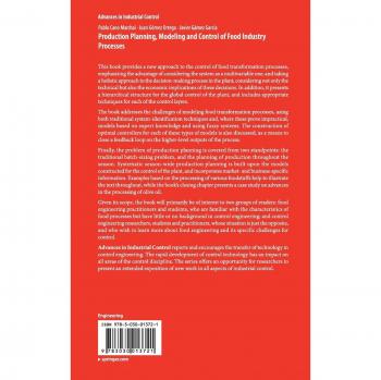 Production Planning, Modeling and Control of Food Industry Processes