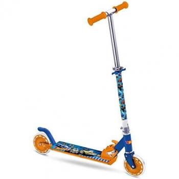 Patinete Hot Wheels con dos ruedas y estructura de aluminio