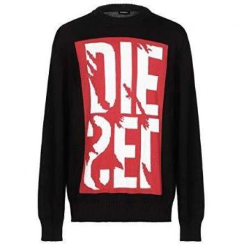 Diesel K-maxis-a Pullover suéter, Negro