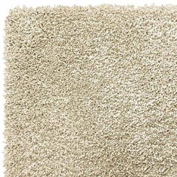 Alfombra Rectangular Beige Lavable y Antideslizante 120x170 cm Moderno y Suave