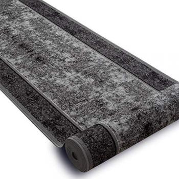 Alfombra de Pasillo Antideslizante Stark Gris con Refuerzo de Goma 100x220 cm