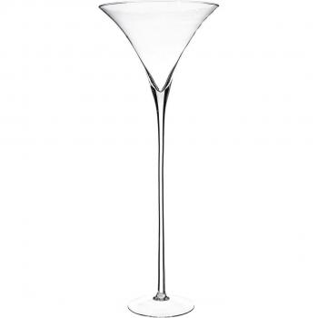 Candelabro de Cristal Transparente 35 x 35 x 90 cm