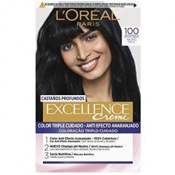 L'Oreal Excellence Brunette Permanent Hair Dye #100 - True Black 192ml