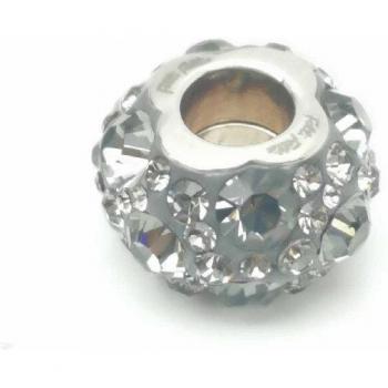 Abalorio Folli Follie Mujer 3P13T019RC Gris 1 cm
