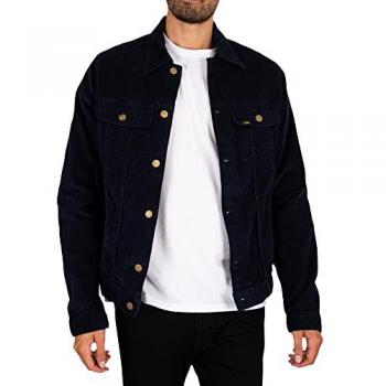 Lois Men's Navy Blue Thin Corduroy Jacket - Size S