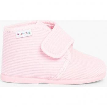 Pisamonas Zapatillas Casa Bota Pana para Bebé Niña, Fabricado en España