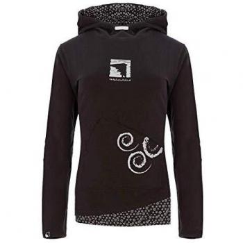 Trangoworld Rippi Sudadera, Mujer, Negro, L