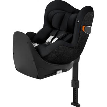Cybex Sirona Zi i-Size Deep Black con Base Z y Cojín Reductor