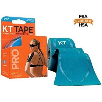 KT Tape Pro Precut 5m Laser Blue Kinesiology Tape - Latex Free, Reflective Safety Design