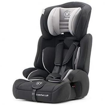 Kinderkraft Car Seat COMFORT UP, Booster Child Seat, with 5 Point Harness, Adjustable Headrest, for Toddlers, Infant, Group 1/2/3, 9-36 Kg, Up to 12 Years, Safety Certificate ECE R44/04, Black