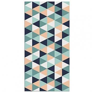 Alfombra Vinílica, Geométrico, 120 x 60 x 0.2 cm, Multicolor, ALV-046
