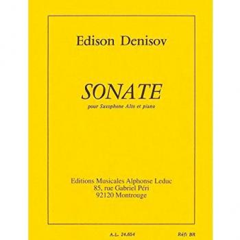 Edison denisov - sonate pour saxophone alto et piano