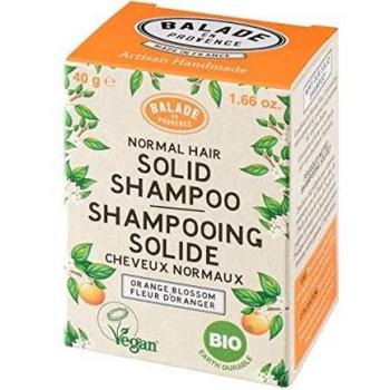 Balade en Provence Organic Solid Shampoo Bar | for Normal Hair | Orange blossom Scent | 40g