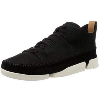 Clarks Originals Trigenic Flex Black Leather Men's Shoes