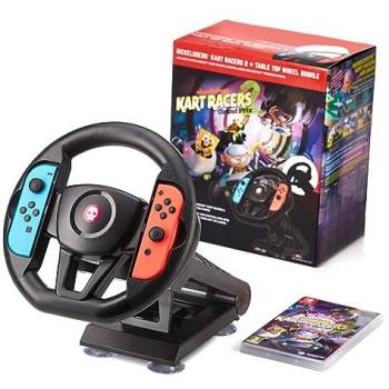 Volante Deluxe con Juego Nickelodeon Kart Racers 2 para Nintendo Switch