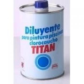 Industrias Titan. S.L 83000101 - Diluyente pint piscina al disolvente titan 1 lt