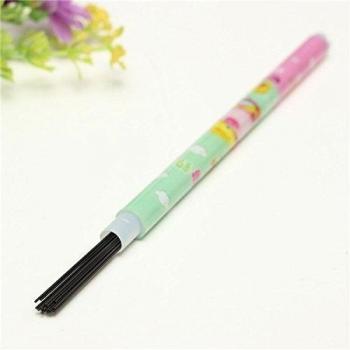 Yongse 0.5mm 2B 20pc Negro lápiz de plomo RefillsTube Con carcasas para el lápiz mecánico