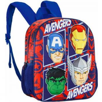 Mochila 3D The Four Vengadores Avengers Marvel 31cm
