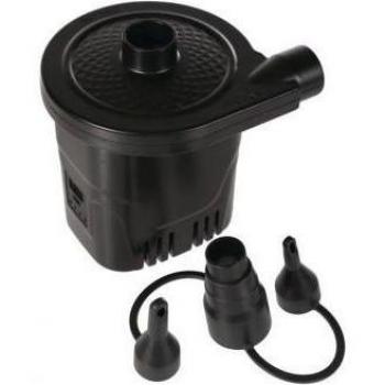 Bomba Eléctrica Regatta - Bomba eléctrica portátil, diseño compacto, potencia de 12V, ideal para inflar colchones y juguetes acuáticos, incluye adaptadores para diferentes válvulas