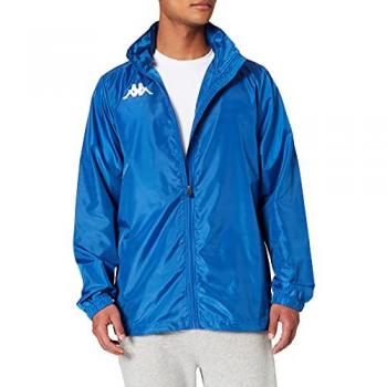 Kappa - Chaqueta Wister, Chubasquero para Hombre, Color Azul, Talla L, Unisex Adulto