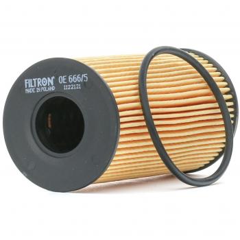 Filtro de aceite FILTRON OE 666/5 - Filtro de aceite motor cartucho filtrante, alta eficiencia de filtración, diseño optimizado para un ajuste perfecto, compatible con múltiples marcas y modelos de vehículos