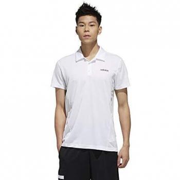 adidas M D2m Cla Polo Camiseta, Hombre, White/Black, XL
