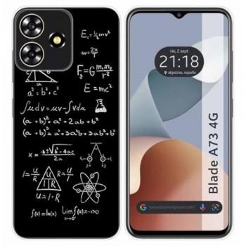 Funda de Silicona para Zte Blade A73 4G con Diseño de Fórmulas y Dibujos