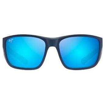 Maui Jim Amberjack Polarized Square Sunglasses - Blue, Unisex, One Size