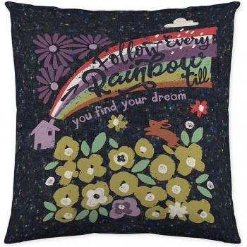 Funda de Cojín Vacío Infantil 100% Algodón Follow 50x50 cm Cool Kids Fabricado en España