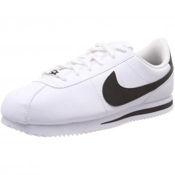 Nike Cortez Basic SL Big Kids Running Shoes - White/Black