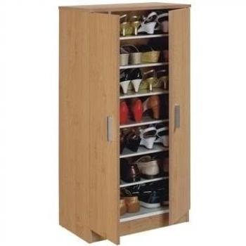 Habitdesign 007813C - Mueble zapatero, acabado color Castaño, dimensiones 108 x 55 x 36 cm de fondo