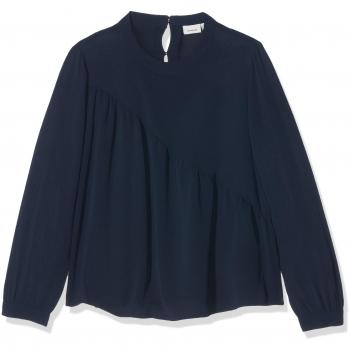 NAME IT Nitiland Ls Shirt F Nmt, Camisa Manga Larga para Niñas, Azul