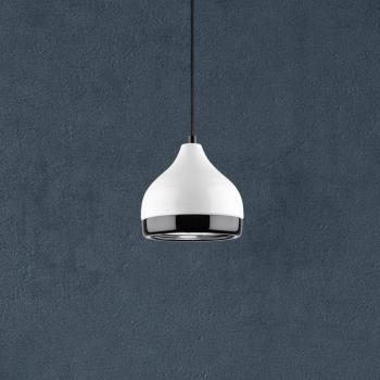 Lámpara Colgante Yildo 6868, Blanco/Negro, Metal, 1 Luz