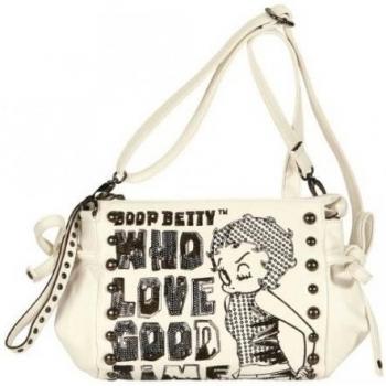 Betty Boop bolso de hombro blanco