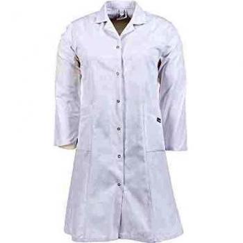 Planam BW 1/1 - Bata de limpieza de manga larga para mujer, color azul blanco blanco Talla:42