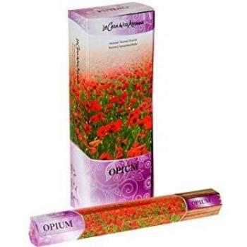 La Casa de los Aromas, set 6 packs de 20 varillas de incienso Opium