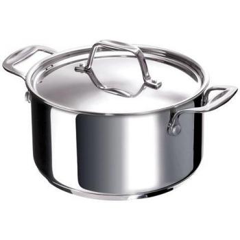 Cacerola de Acero Inoxidable Chef Beka de 28 cm con Tapa