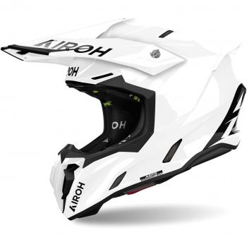 Airoh Casco de Cross Twist 3 Blanco Brillante XL