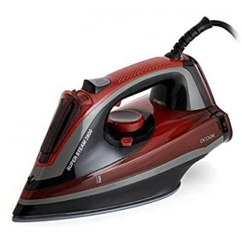 Plancha de Vapor Dcook Gallery 2800 W Rojo