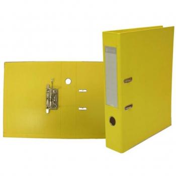 Archivador A-Z Bismark en PVC Formato Folio 75mm - Alta Resistencia - Tarjetero Lateral - Cartoneras Metálicas Inferiores - Mecanismo de Palanca