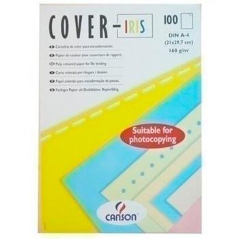 Cartulina Canson Cover Iris A4 180g blanco 100 hojas